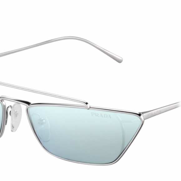 Prada - Prada Ultravox - Silver Cat Eye Sunglasses mirror - Picture 8 of 8